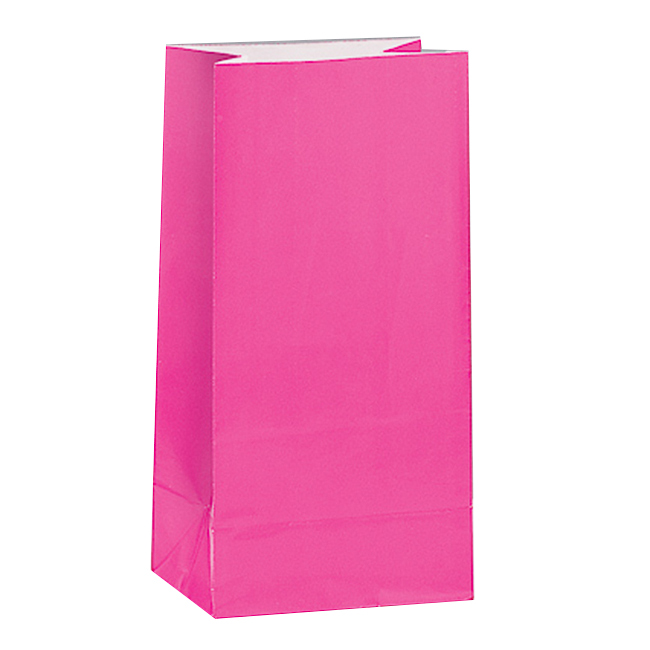 Party Camel Hot Pink Paper Party Bags