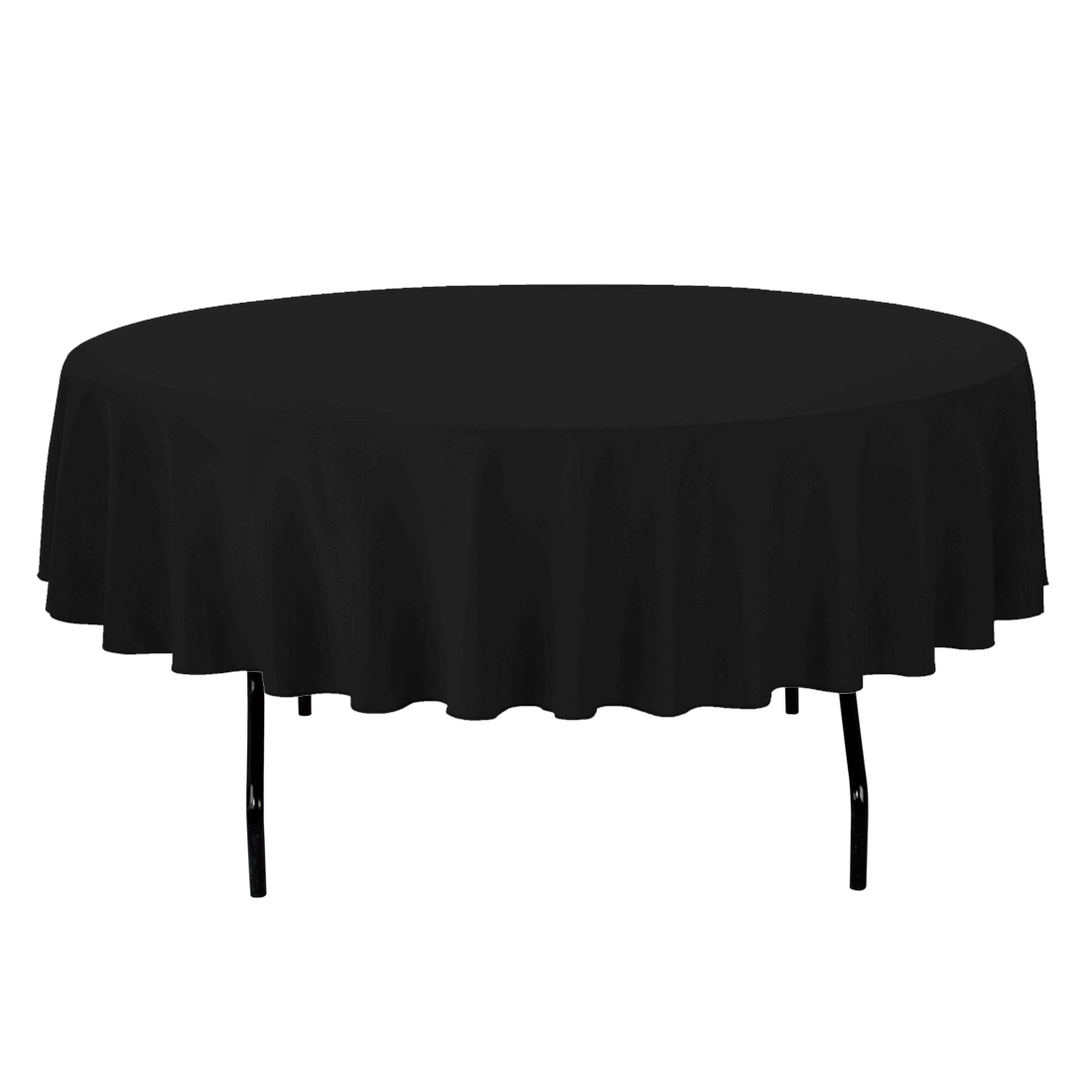 Black Round Table Linen Party Hire World