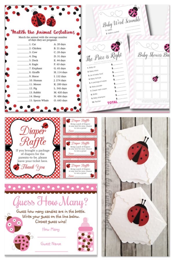Ladybug Baby Shower Games Cute Ladybug Baby Shower Ideas Decorations