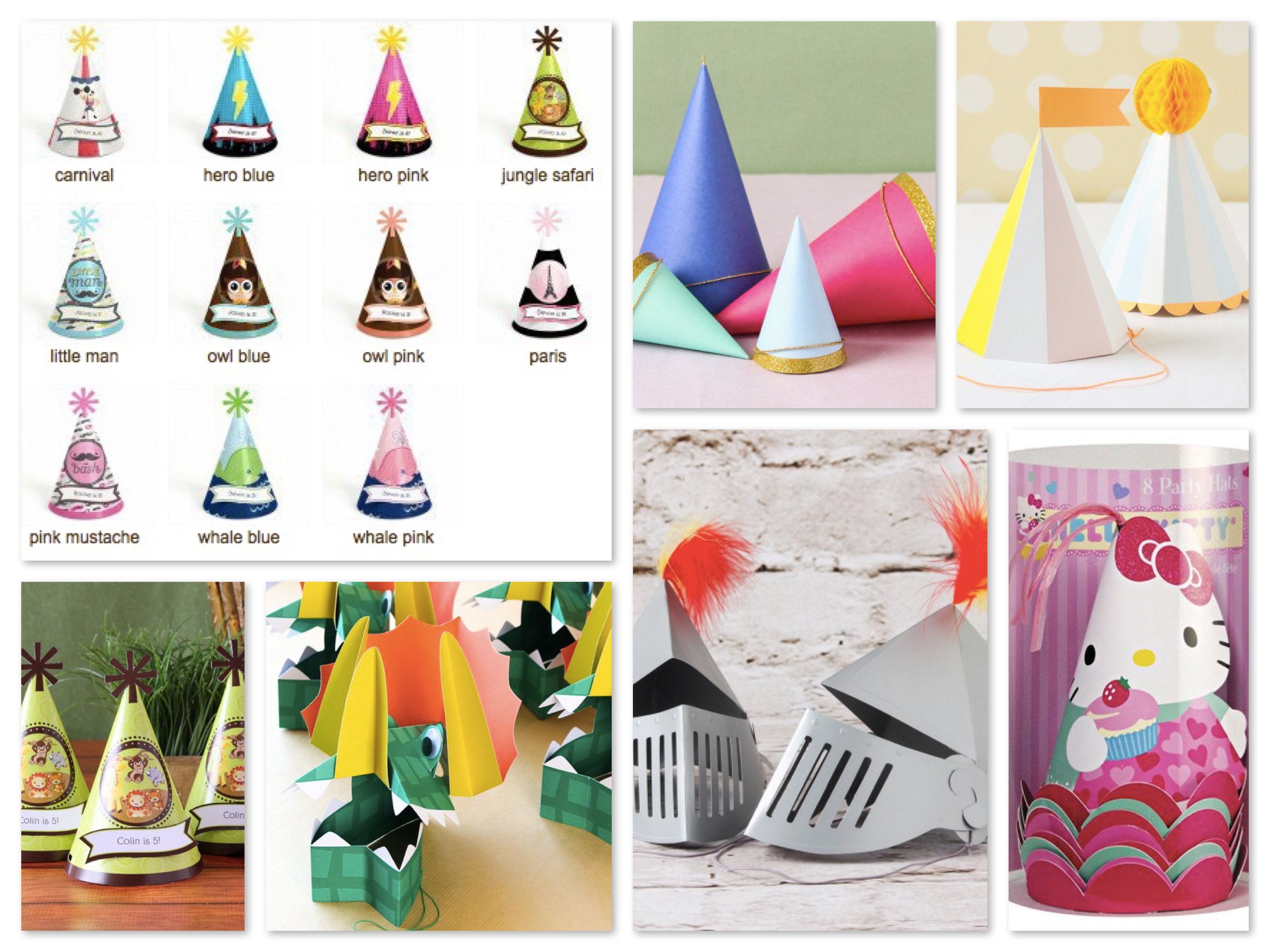 HOW2 Design Your Own Party Hats Party Decor