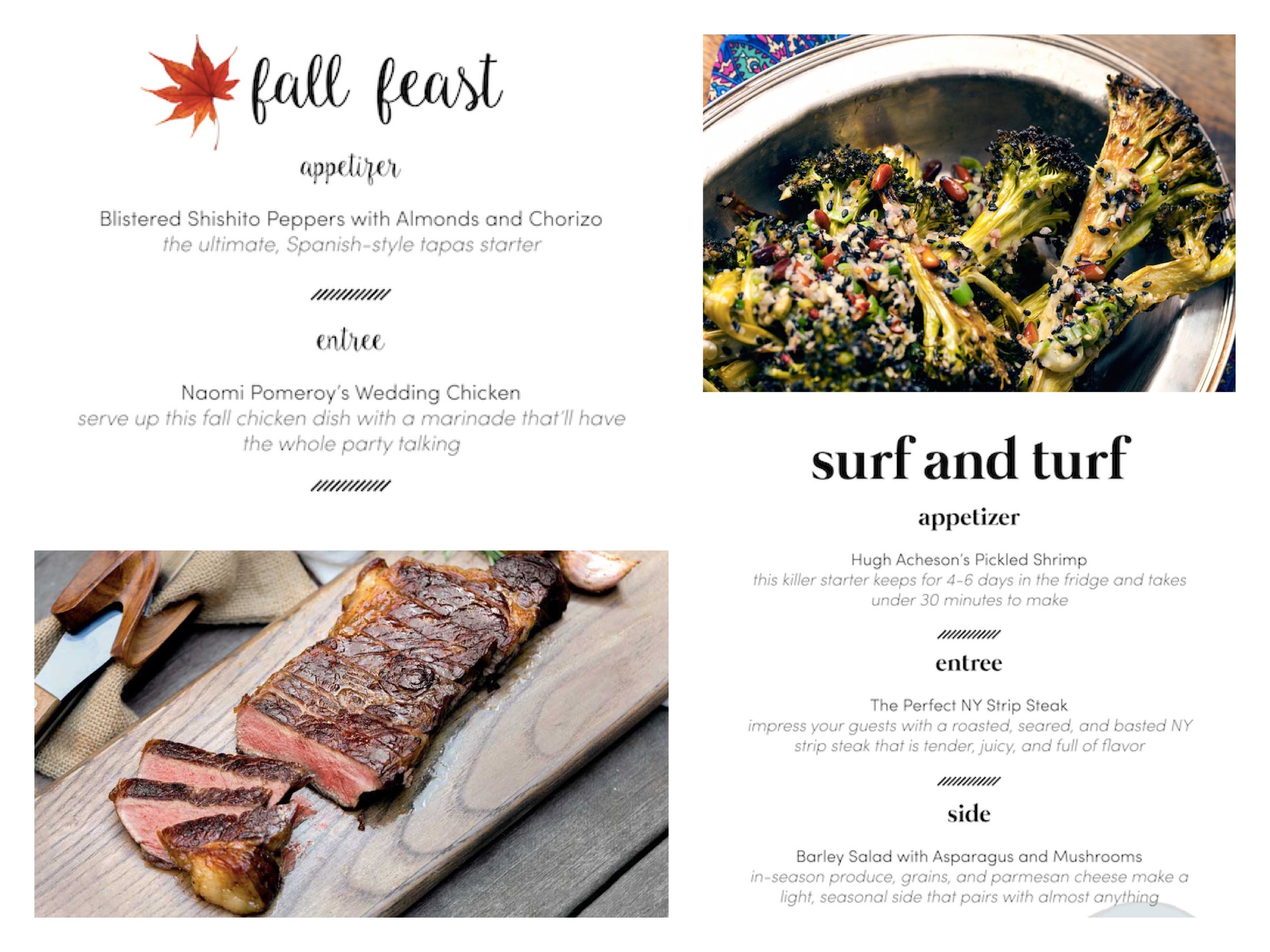 The Ultimate Fall Dinner Party Menus & Cooking Videos