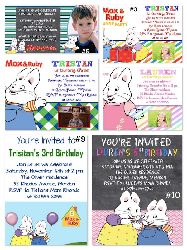 Max & Ruby Party Planning, Ideas and Supplies