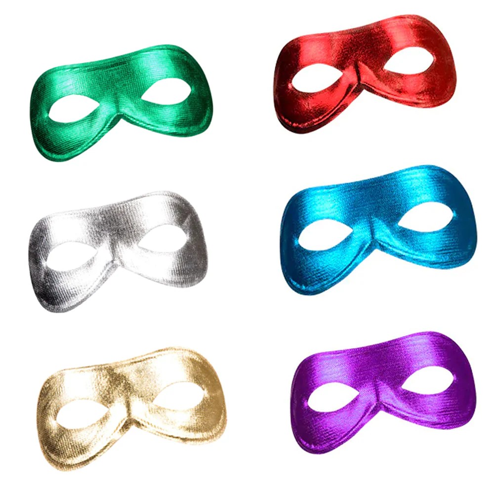 Metallic Masquerade Eye Mask Assorted Colours Party Packs