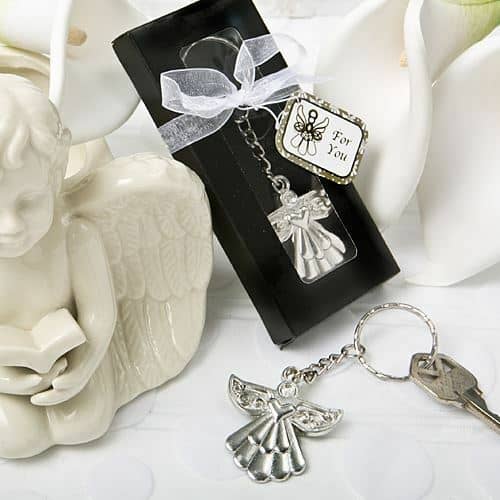 Guardian Angel Key Ring Favor • Party Sashes