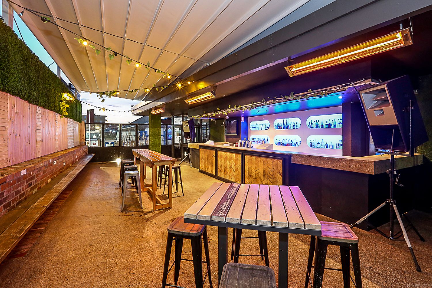 Geelong Hotel (The Rooftop Beer Garden) in Geelong, VIC function room