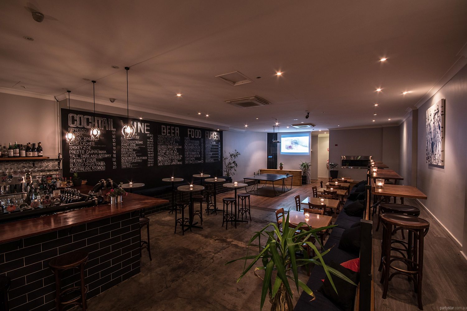 Concrete Boots Bar (Indoors) in Richmond, Melbourne function room hire