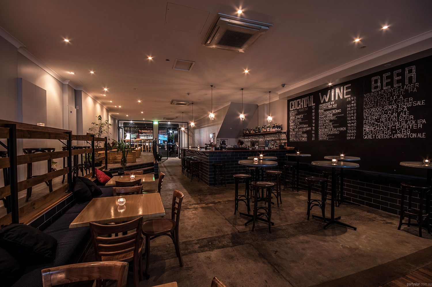 Concrete Boots Bar (Indoors) in Richmond, Melbourne function room hire