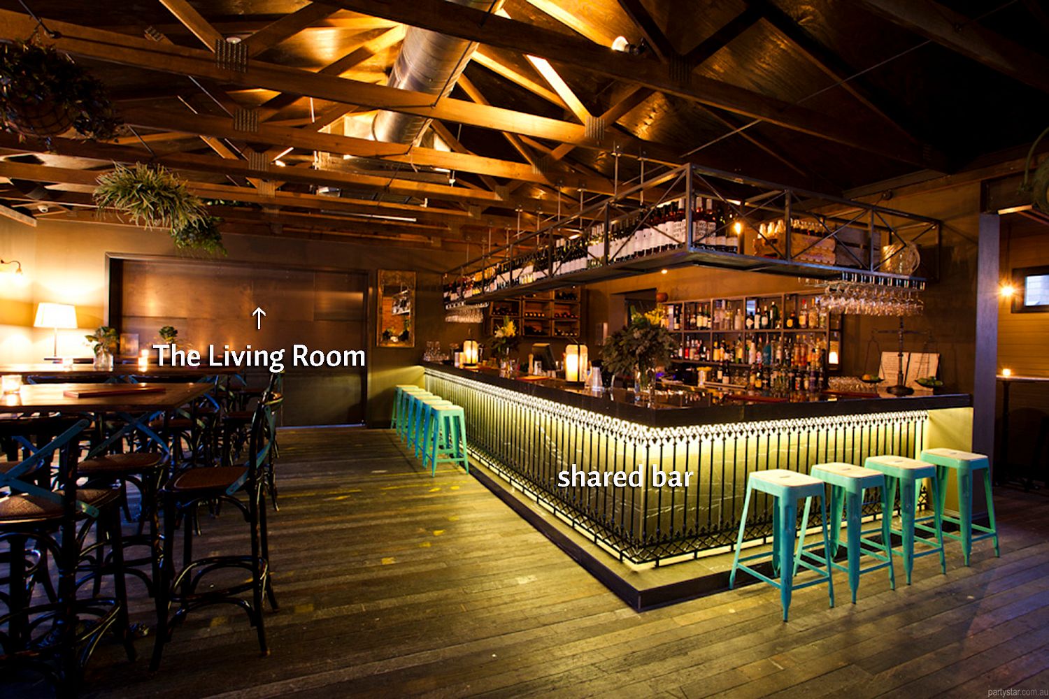 The Duxton (The Living Room) in O'Connor, Canberra function room hire