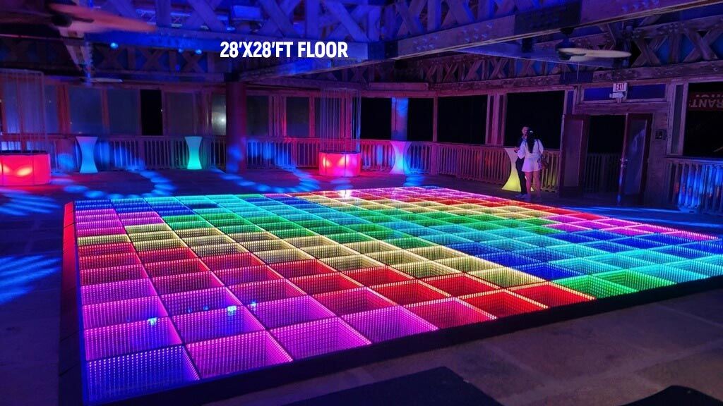 Led Dance Floor Rental and Sale PartyWorks Interactive
