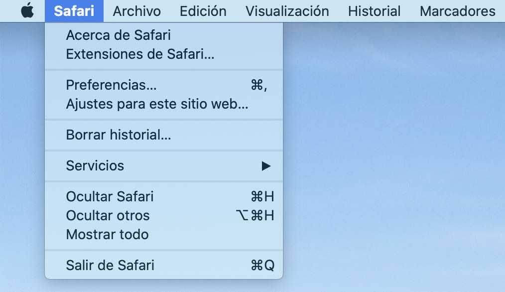 La barra de menús Pásate a Mac