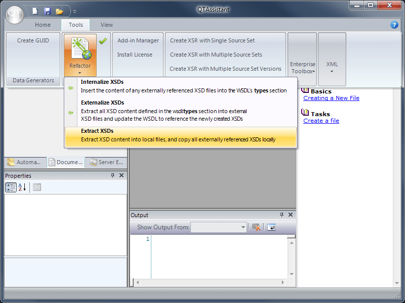 Extract XSD from WSDL Paschi