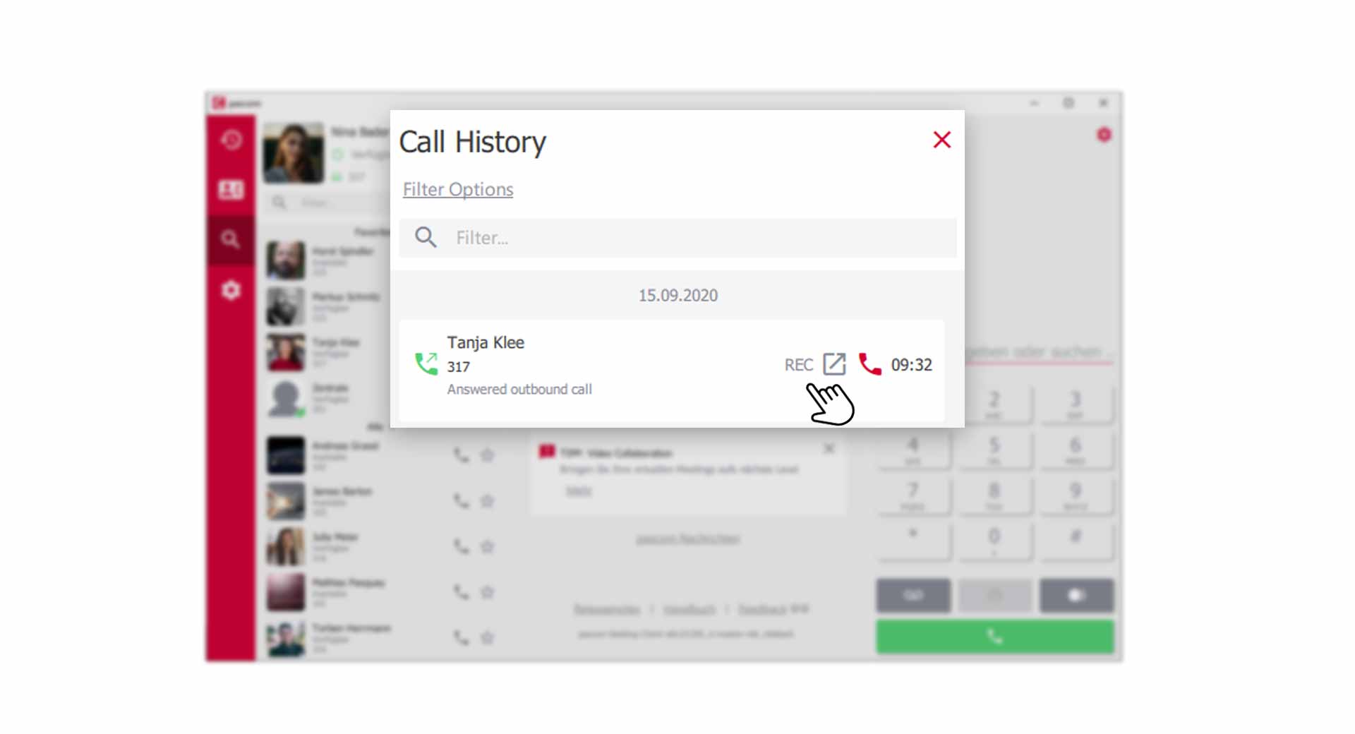 Use the Call Recording System