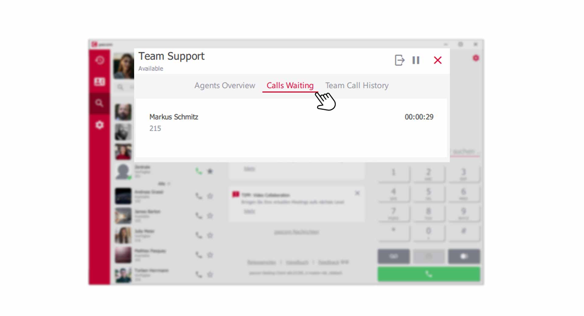 Teams Working with call queues