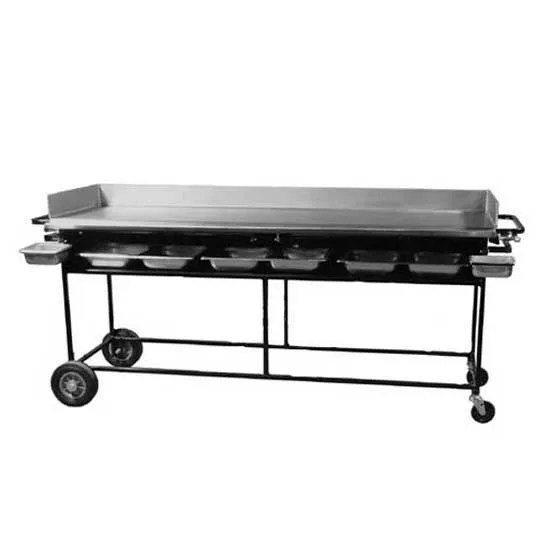 Large Propane Griddle with Food Pans Rental Pasco Rentals