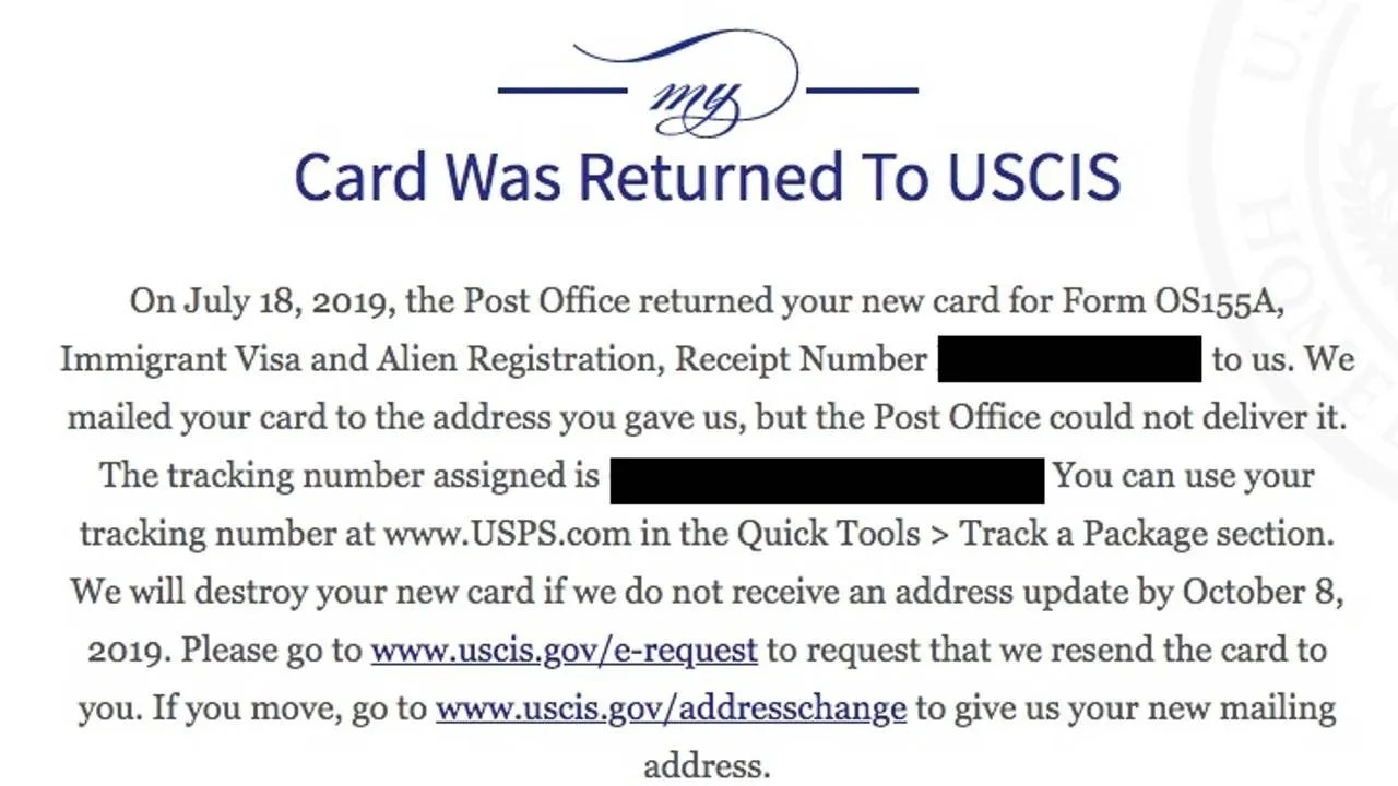 Dealing with USCIS Mailing Issues Passage Immigration Law