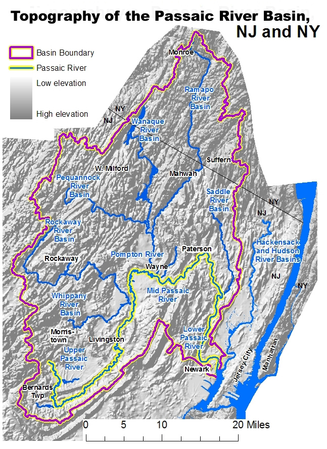 Passaic River Maps