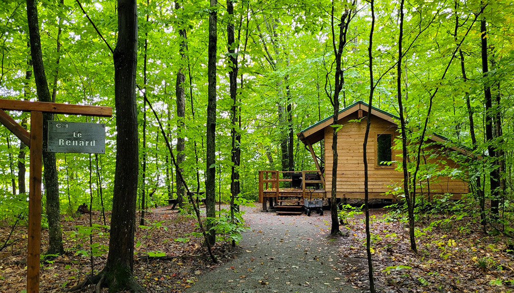 Camping et hébergement Parc de la rivière Batiscan Mauricie