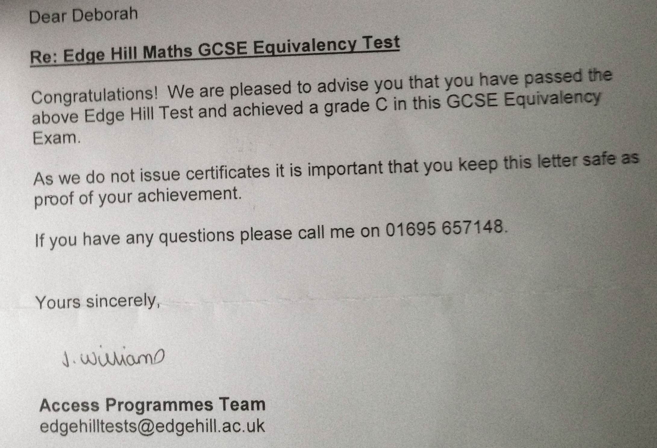 Testimonials GCSE Maths for Schools