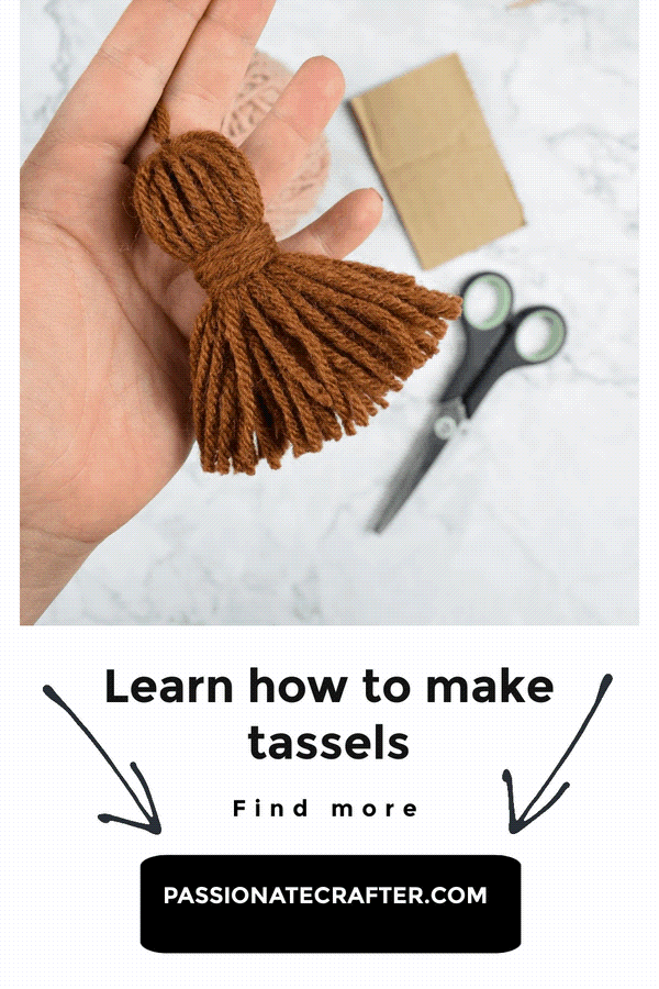 How to make tassels with cardboard