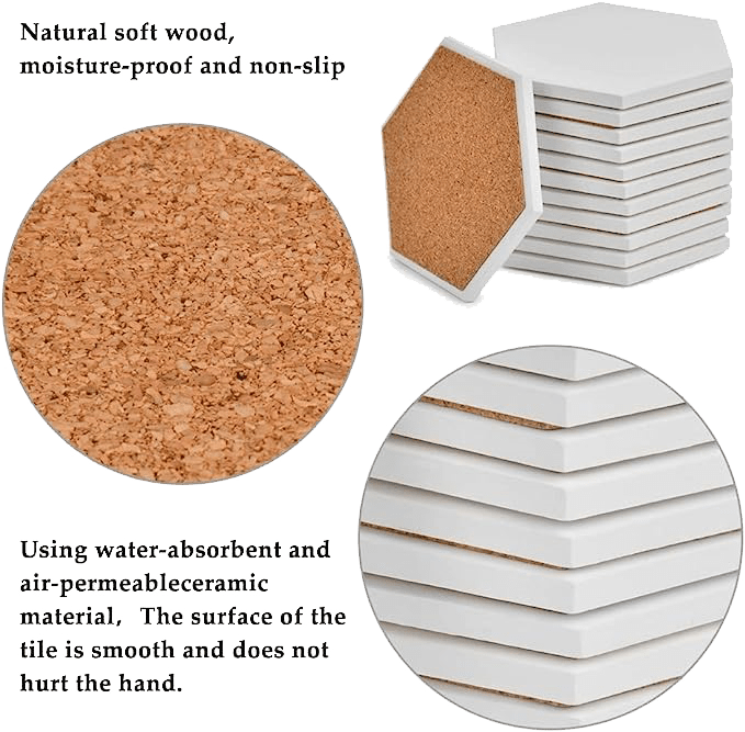 DIY Custom Wholesale Sublimation Blanks Ceramic Coasters