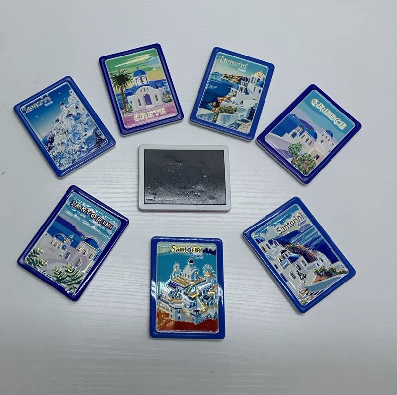 Hot sell Melamine material fridge with 3D embossed printing and