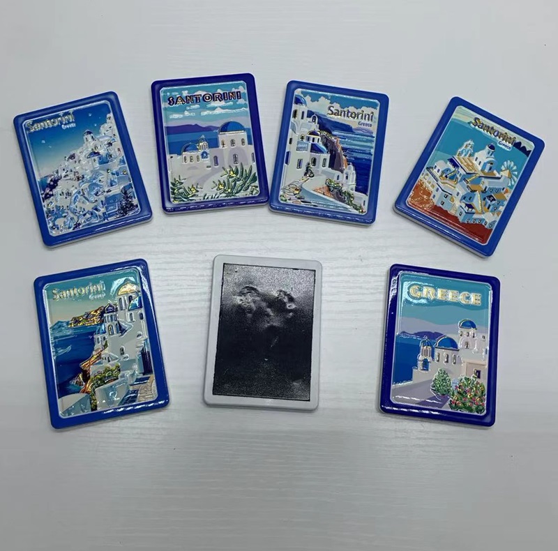 Hot sell Melamine material fridge with 3D embossed printing and