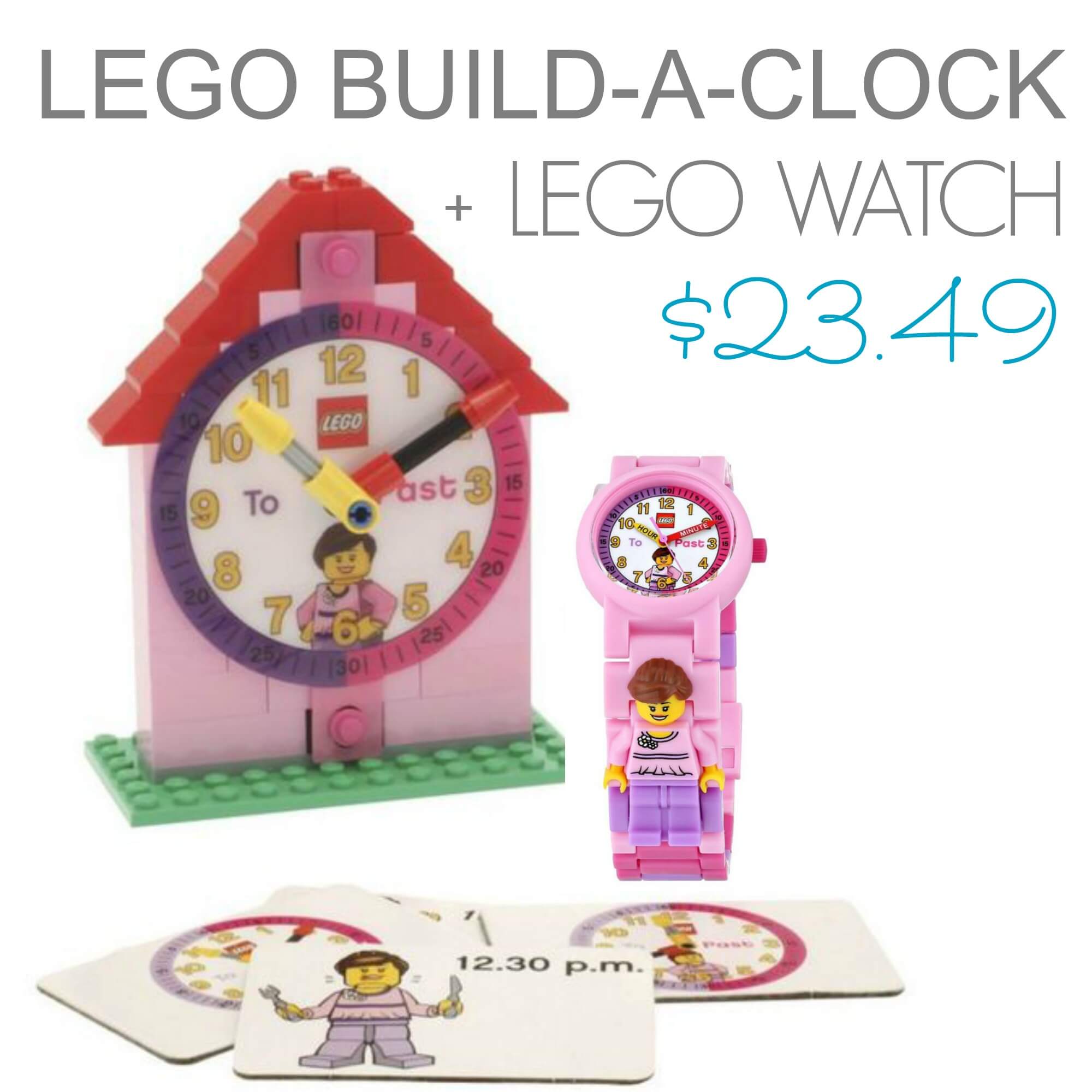 LEGO Build a Clock Kit + LEGO Watch Set on Sale!