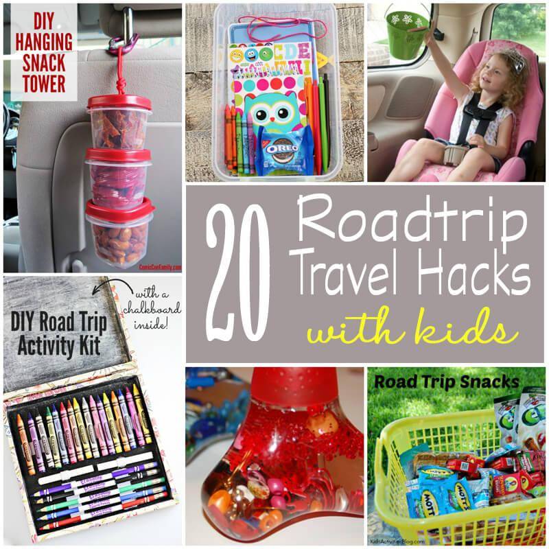 20 Travel Hacks for Roadtrips with Kids