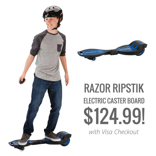Razor RipStik Electric Caster Board just 124.99 + Free Shipping!