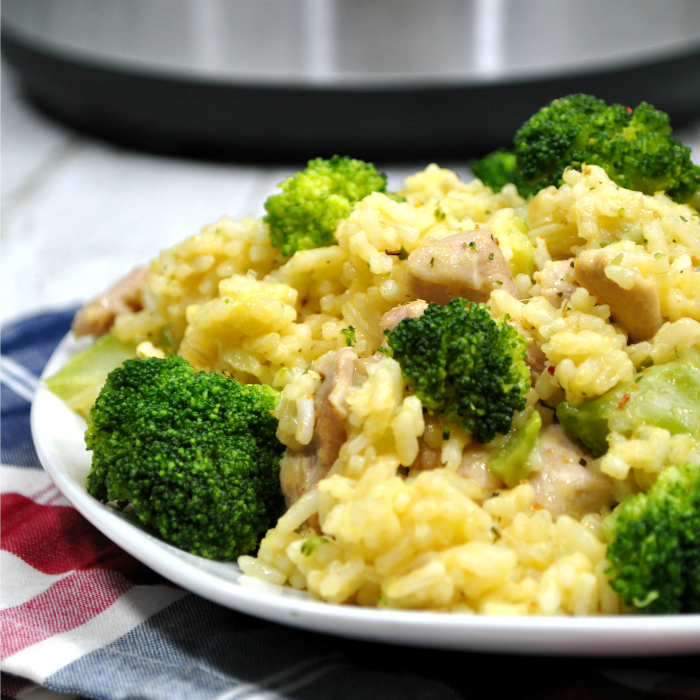Instant Pot Chicken Broccoli Rice Recipe! Passion For Savings