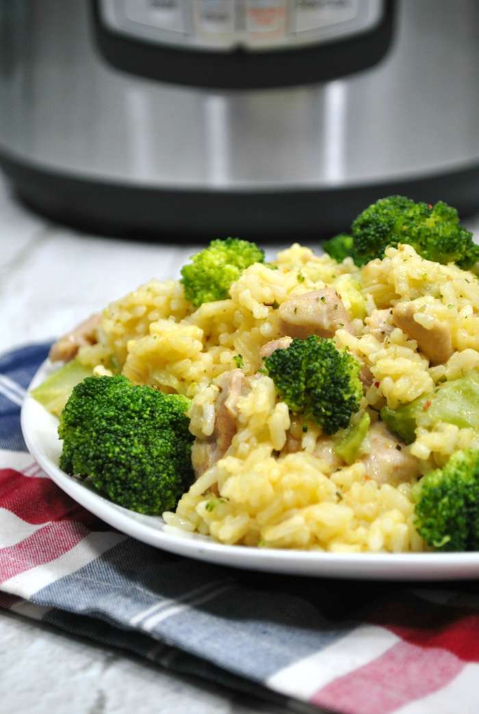 Instant Pot Chicken Broccoli Rice Recipe! Passion For Savings