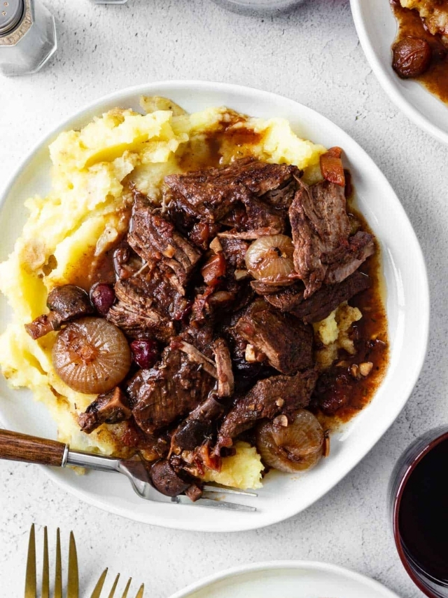 Slow Cooker Boneless Beef Ribs Pass Me Some Tasty