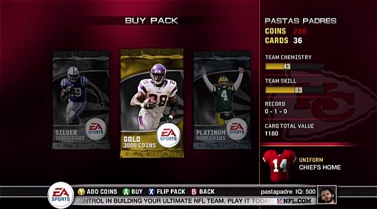Mut Platinum Card Values