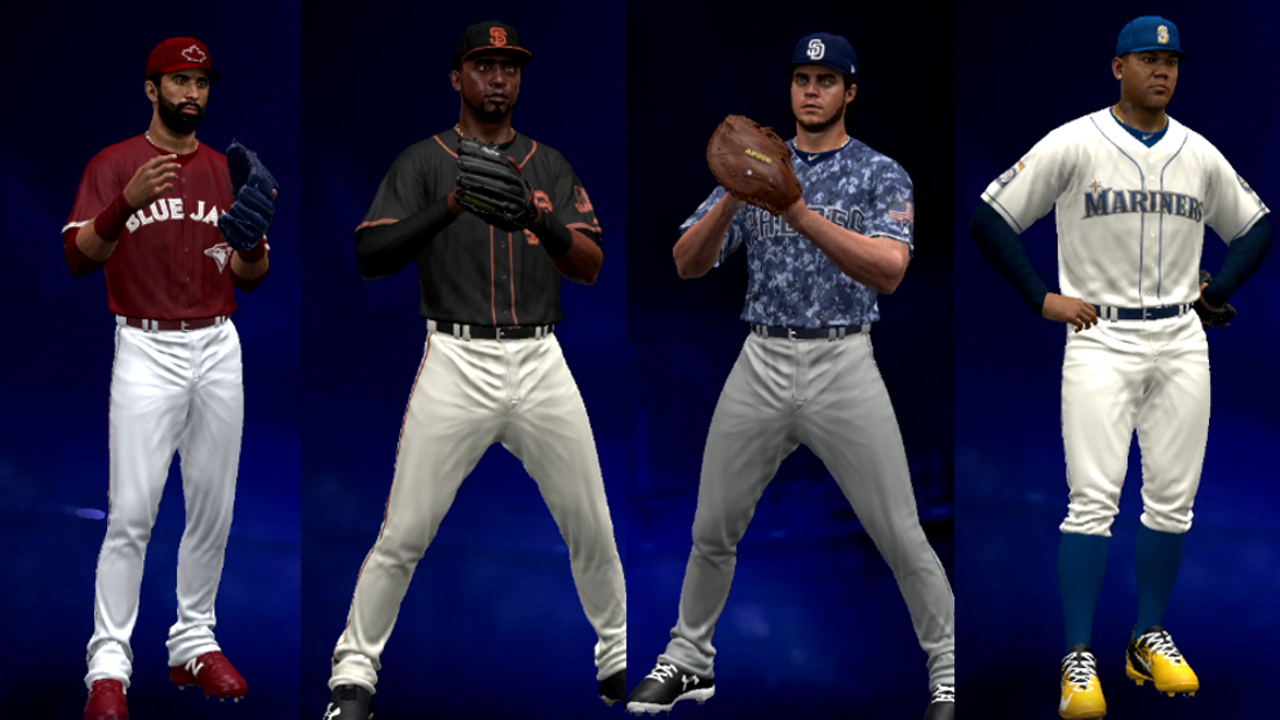 All the uniforms in MLB The Show 17