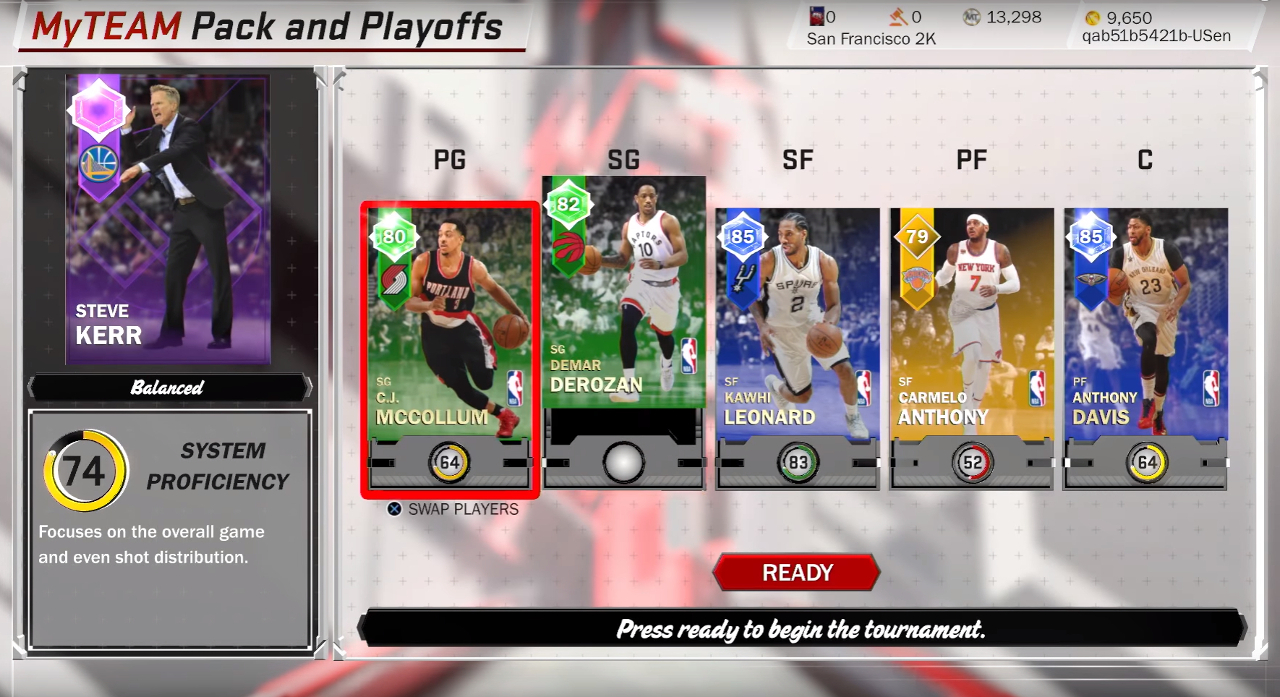 Draft and Salary Cap modes being added to MyTeam in NBA 2K18