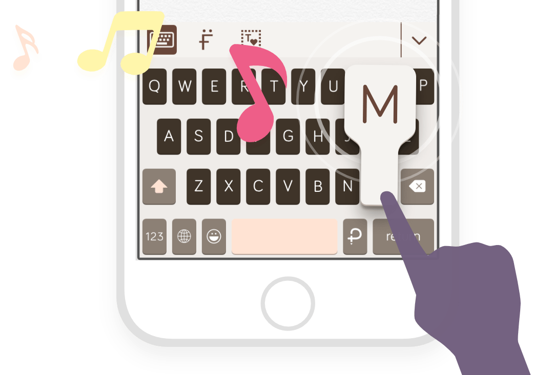PastelApps Pastel Keyboard Themes Extension Custom Keyboard for iOS 8