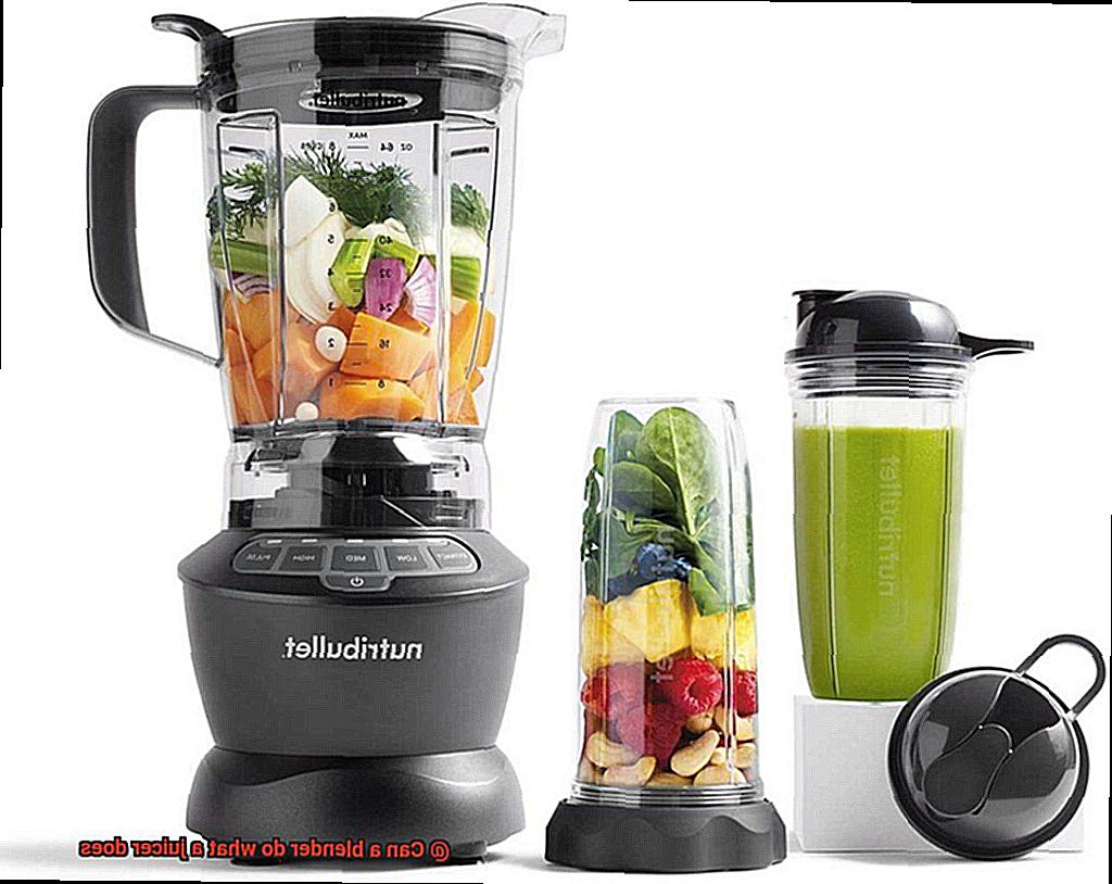 Can a blender do what a juicer does? Pastime Bar And Grill