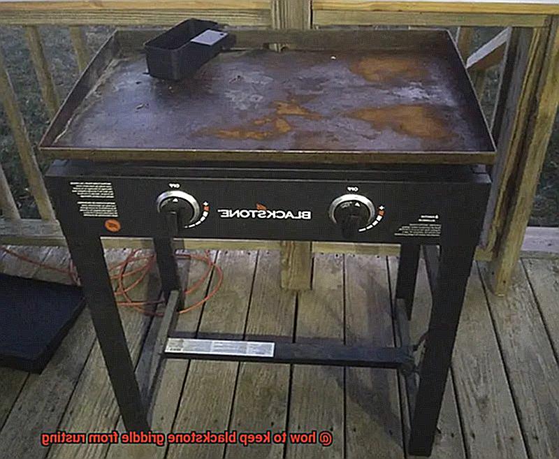 how to keep blackstone griddle from rusting? Pastime Bar And Grill