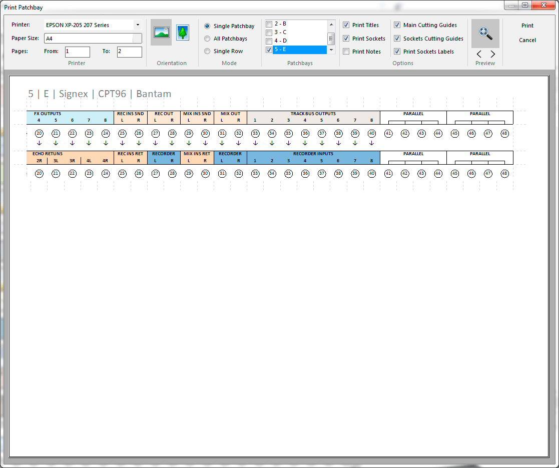 31 Bittree Patchbay Label Template Labels Database 2020
