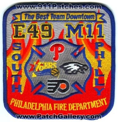 Pennsylvania - Philadelphia Fire Department Engine 49 Medic 11 Patch