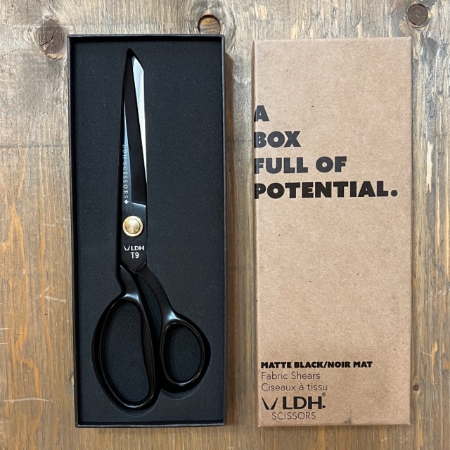 LDH 9.5″ Matte Black Dressmaker Shears Patch Halifax