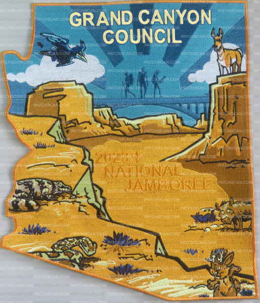 455363 Grand Canyon Council Jamboree Center patch on