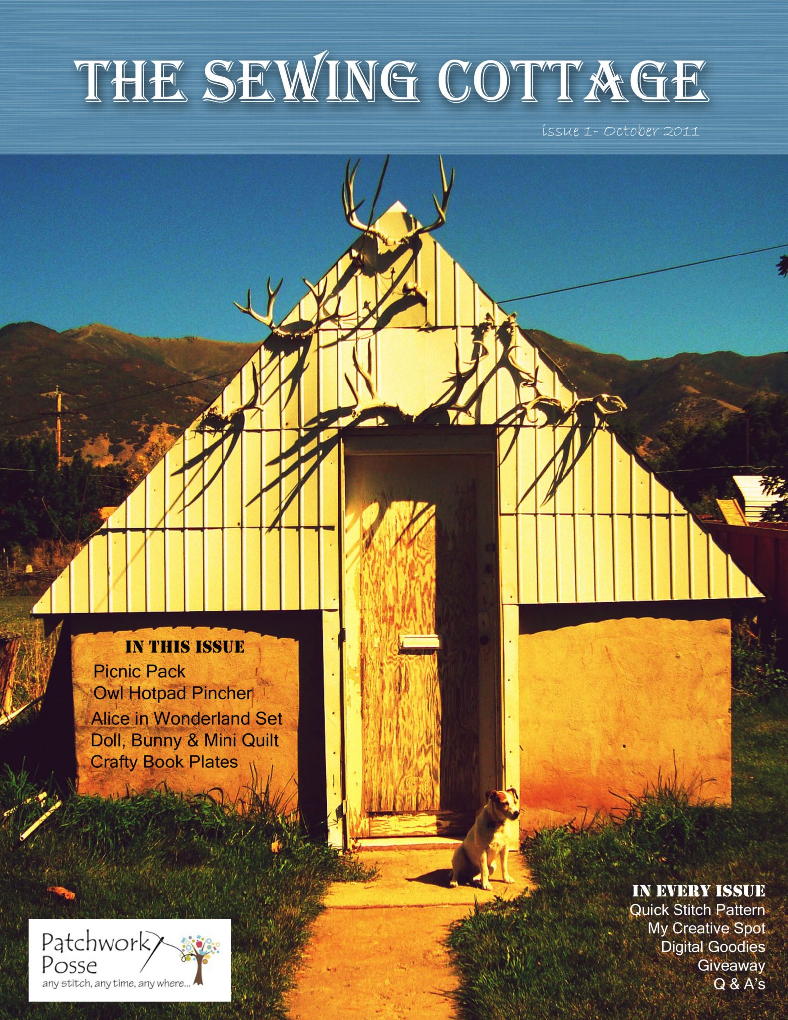 The Sewing Cottage ezine First Issue Patchwork Posse