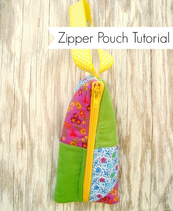 Zipper Pouch Tutorial {52 Quilt Block Pick Up} Patchwork Posse