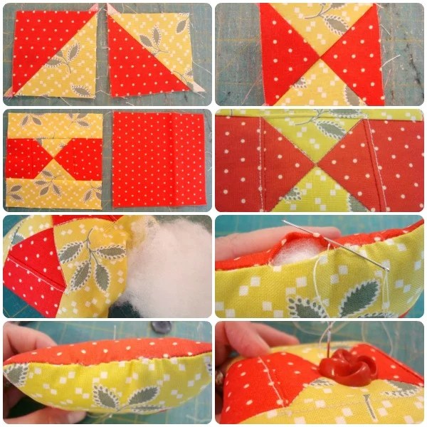 Quilt Block Pin Cushions {52 Quilt Block Pick Up} Patchwork Posse