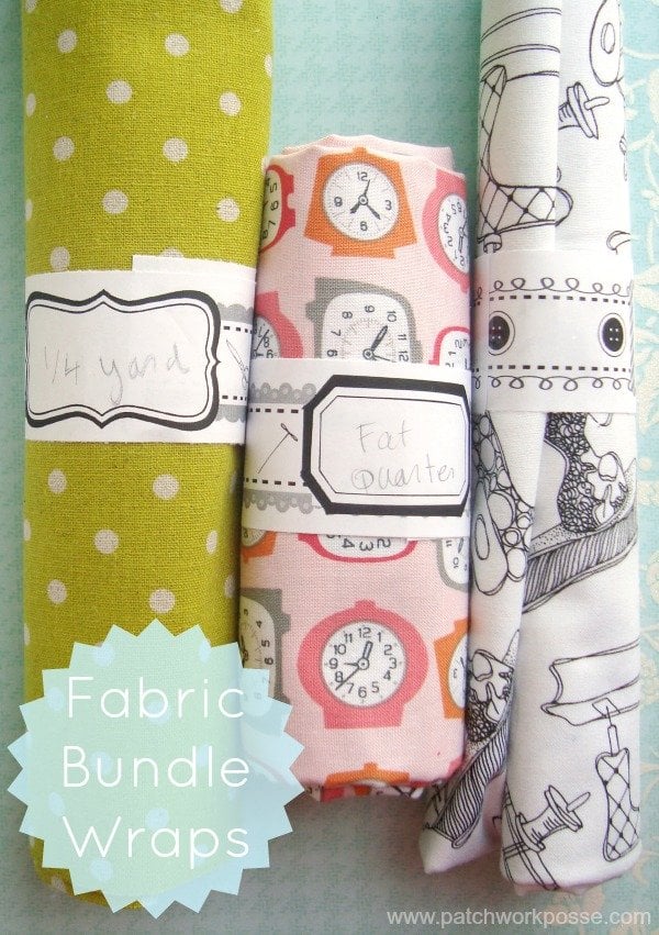 Fabric Bundle Wraps Printable