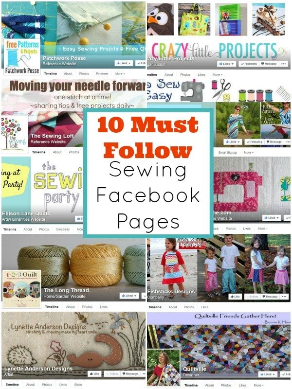 10 Must Follow Sewing Facebook Pages Patchwork Posse