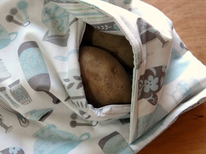 Microwave Potato Bag How to Sew a Potato Microwave Bag Tutorial