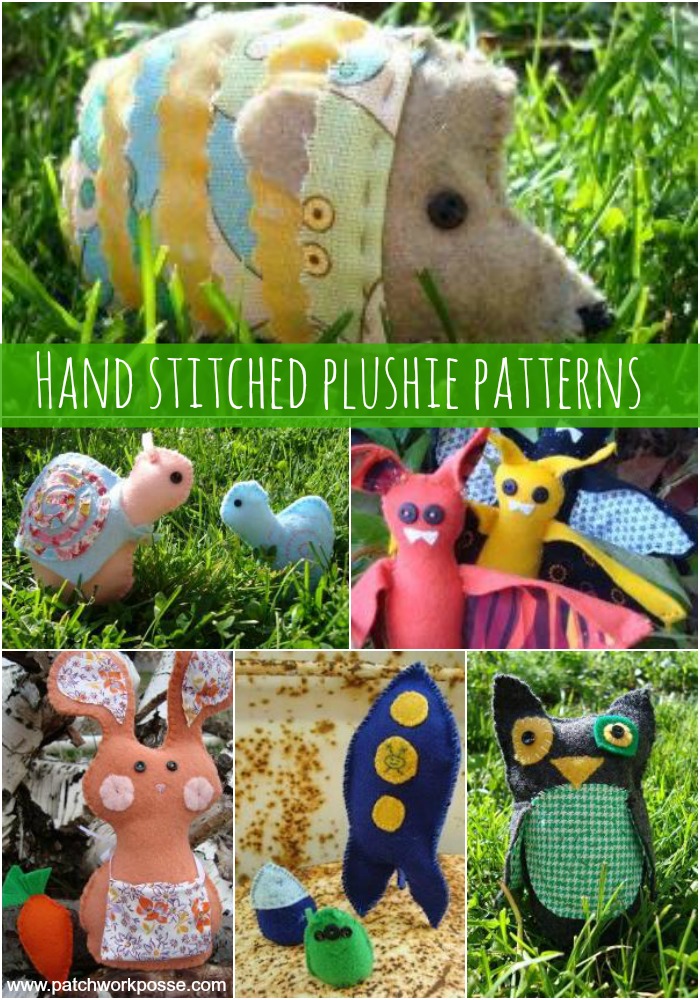 Hand Stitched Plushies Patterns