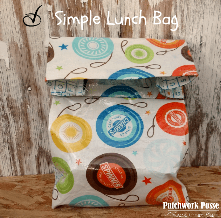 33 Cute Lunch Bags You can Sew Patchwork Posse